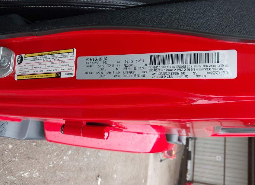 Photo 9 of 2015 Jeep Wrangler UNLIMITED SAHARA (VIN 1C4BJWEG3FL687982)