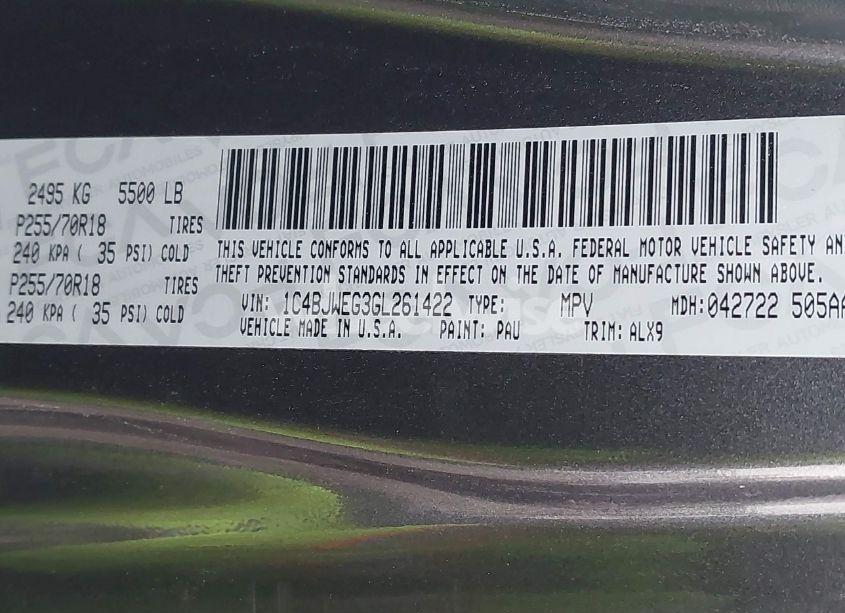 Photo 9 of 2016 Jeep Wrangler UNLIMITED SAHARA (VIN 1C4BJWEG3GL261422)