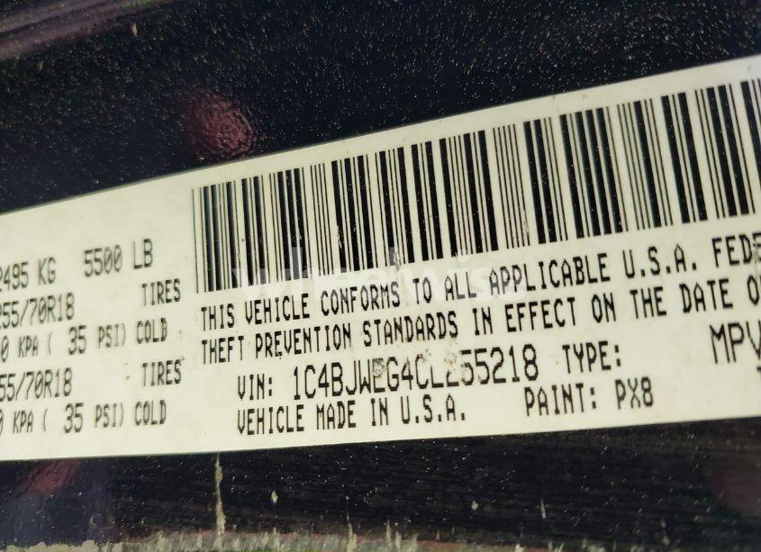 Photo 9 of 2012 Jeep Wrangler UNLIMITED SAHARA (VIN 1C4BJWEG4CL255218)