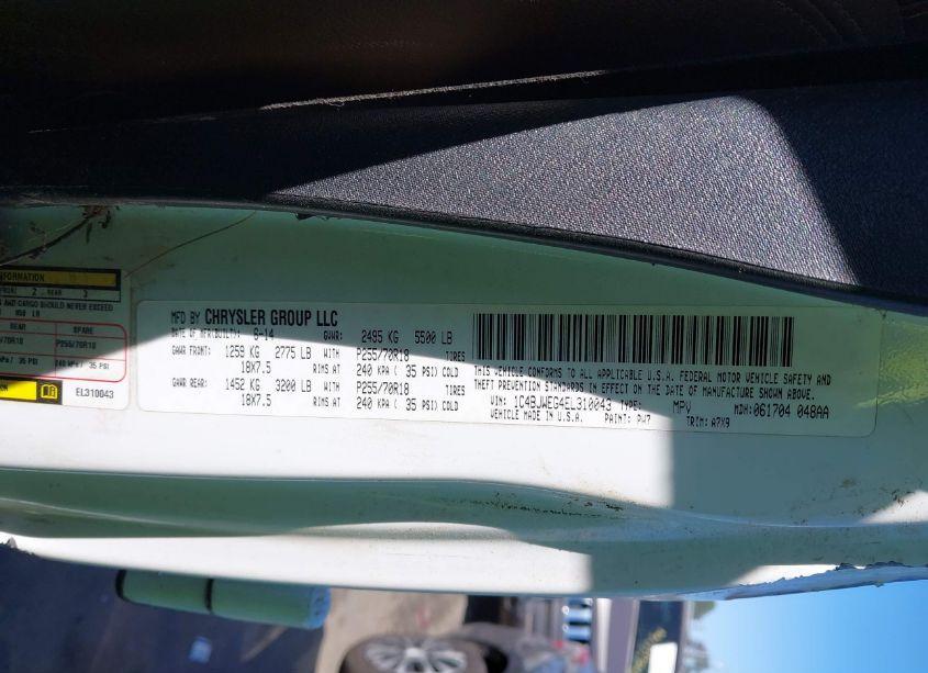 Photo 9 of 2014 Jeep Wrangler UNLIMITED SAHARA (VIN 1C4BJWEG4EL310043)