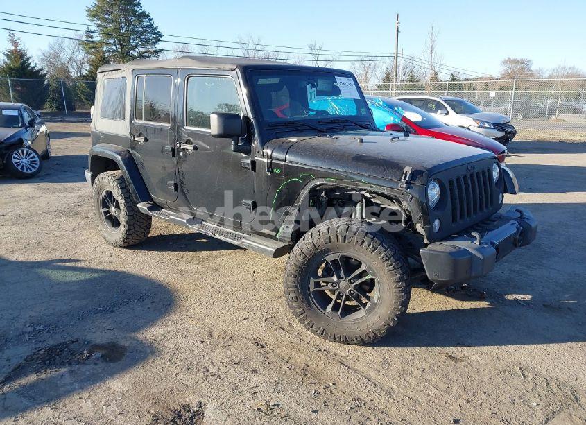 2017 Jeep Wrangler UNLIMITED SAHARA 4X4 (VIN 1C4BJWEG5HL661855) main photo