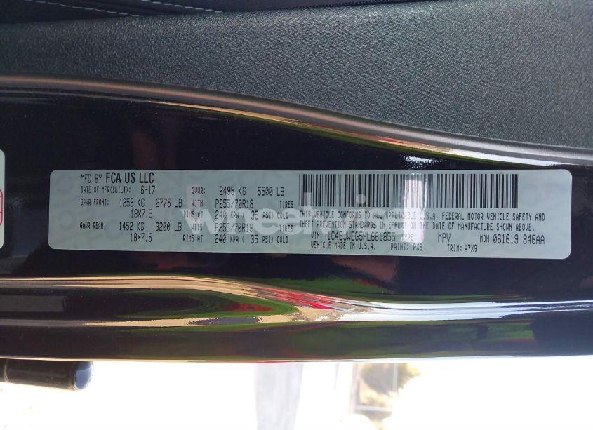 Photo 9 of 2017 Jeep Wrangler UNLIMITED SAHARA 4X4 (VIN 1C4BJWEG5HL661855)