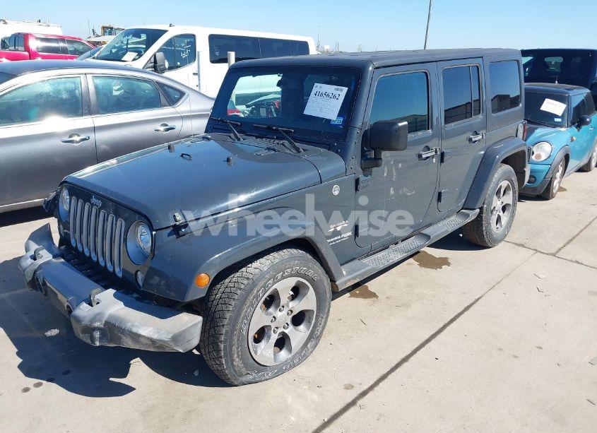 Photo 2 of 2018 Jeep Wrangler JK UNLIMITED SAHARA 4X4 (VIN 1C4BJWEG5JL800369)