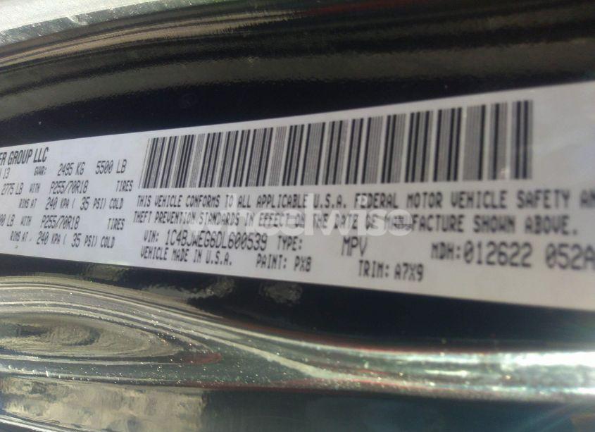 Photo 9 of 2013 Jeep Wrangler UNLIMITED SAHARA (VIN 1C4BJWEG6DL600539)