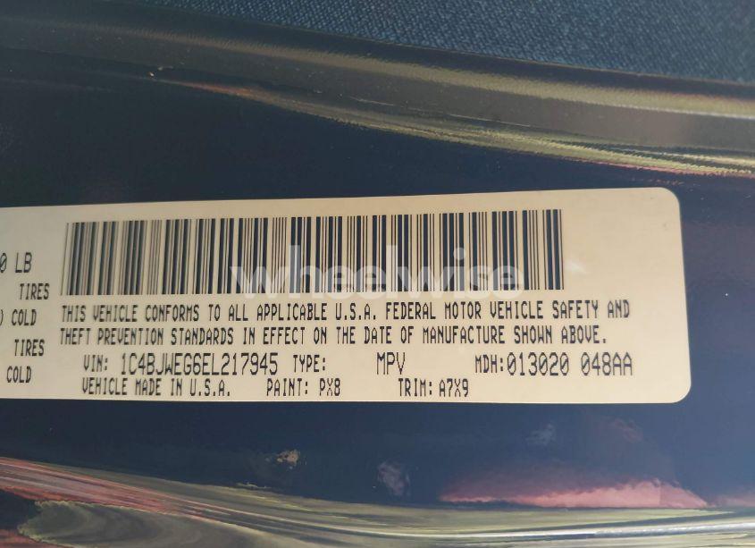 Photo 9 of 2014 Jeep Wrangler UNLIMITED SAHARA (VIN 1C4BJWEG6EL217945)