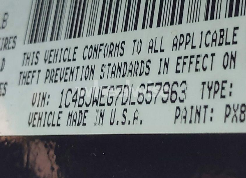 Photo 9 of 2013 Jeep Wrangler UNLIMITED SAHARA (VIN 1C4BJWEG7DL657963)