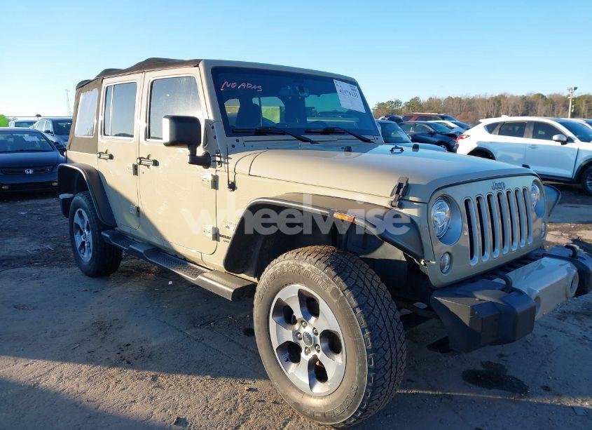 2017 Jeep Wrangler UNLIMITED SAHARA 4X4 (VIN 1C4BJWEG7HL664840) main photo