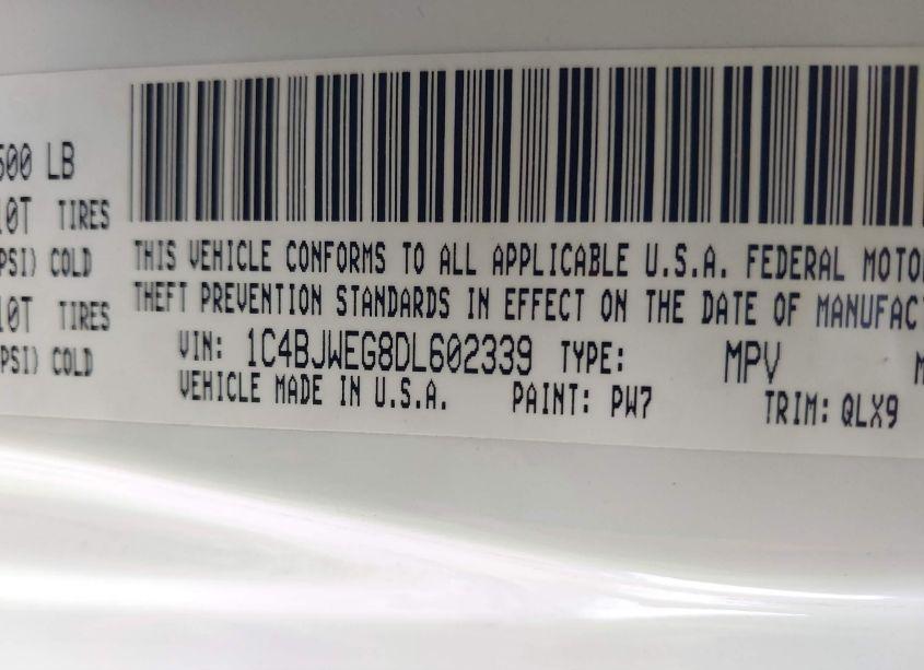 Photo 9 of 2013 Jeep Wrangler UNLIMITED MOAB (VIN 1C4BJWEG8DL602339)