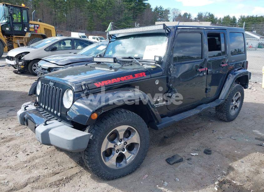 Photo 2 of 2017 Jeep Wrangler UNLIMITED SAHARA 4X4 (VIN 1C4BJWEG8HL711566)