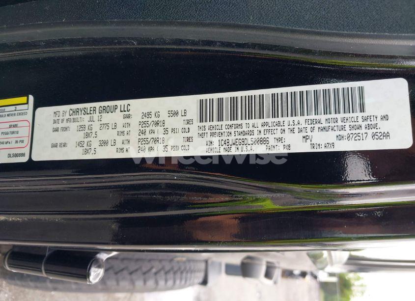 Photo 9 of 2013 Jeep Wrangler UNLIMITED SAHARA (VIN 1C4BJWEG9DL500886)