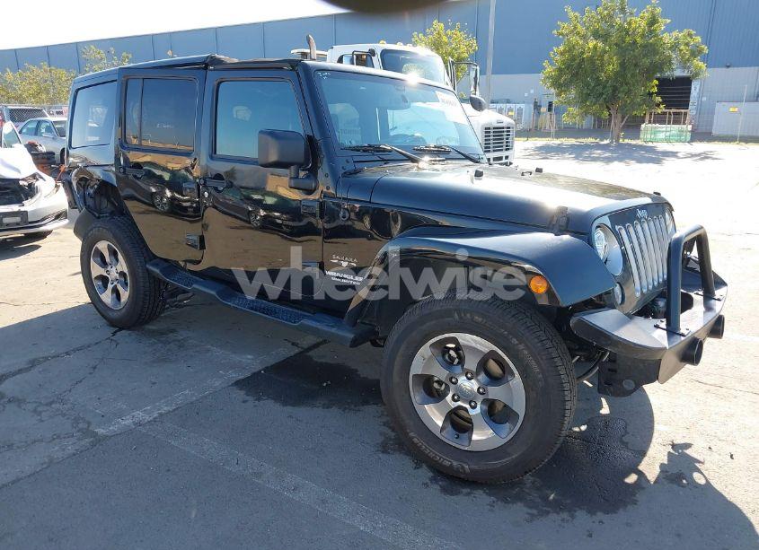 2017 Jeep Wrangler UNLIMITED SAHARA 4X4 (VIN 1C4BJWEG9HL658652) main photo