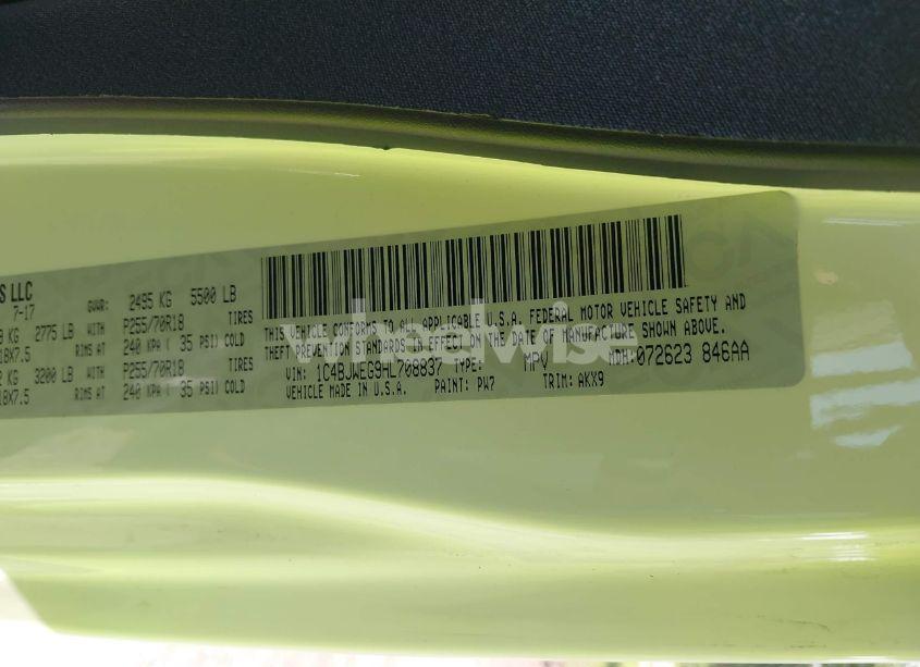 Photo 9 of 2017 Jeep Wrangler UNLIMITED SMOKY MOUNTAIN 4X4 (VIN 1C4BJWEG9HL708837)