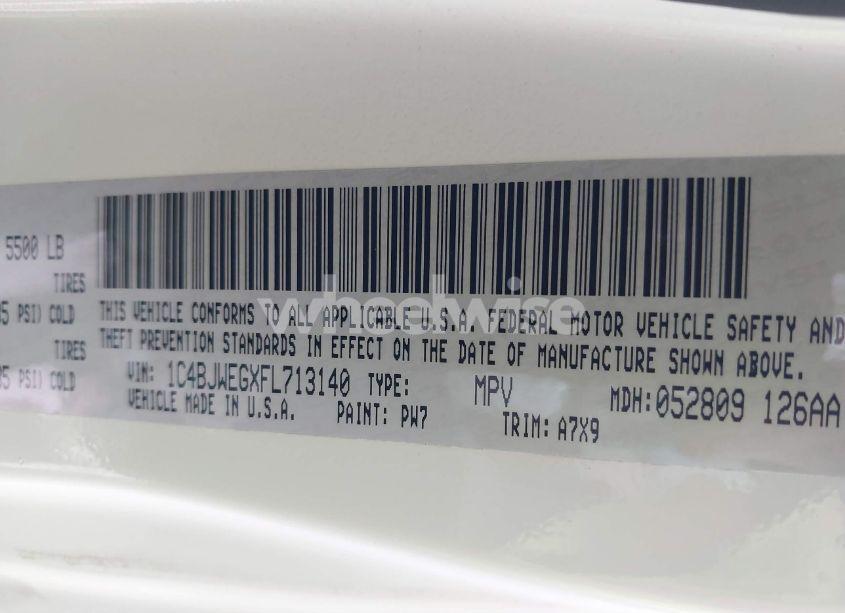 Photo 9 of 2015 Jeep Wrangler UNLIMITED SAHARA (VIN 1C4BJWEGXFL713140)