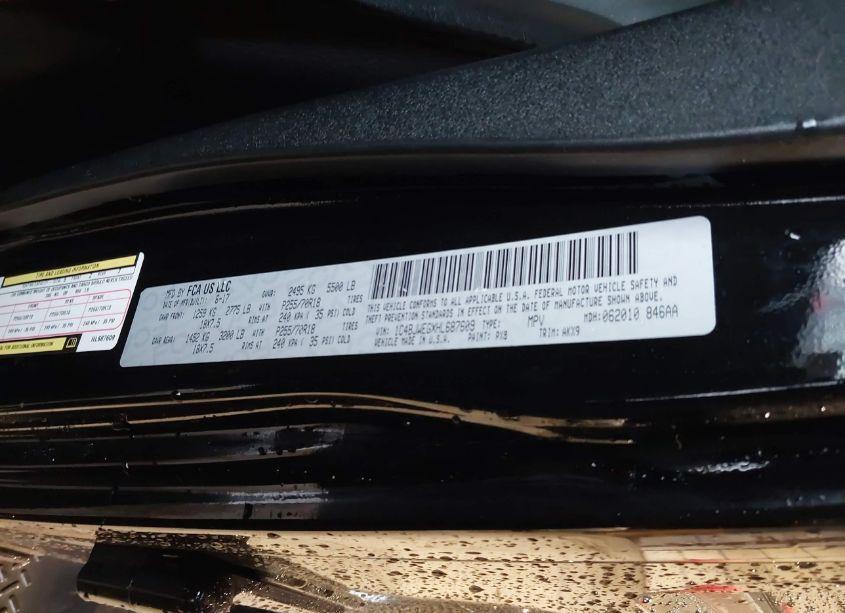 Photo 9 of 2017 Jeep Wrangler UNLIMITED SMOKY MOUNTAIN 4X4 (VIN 1C4BJWEGXHL687609)