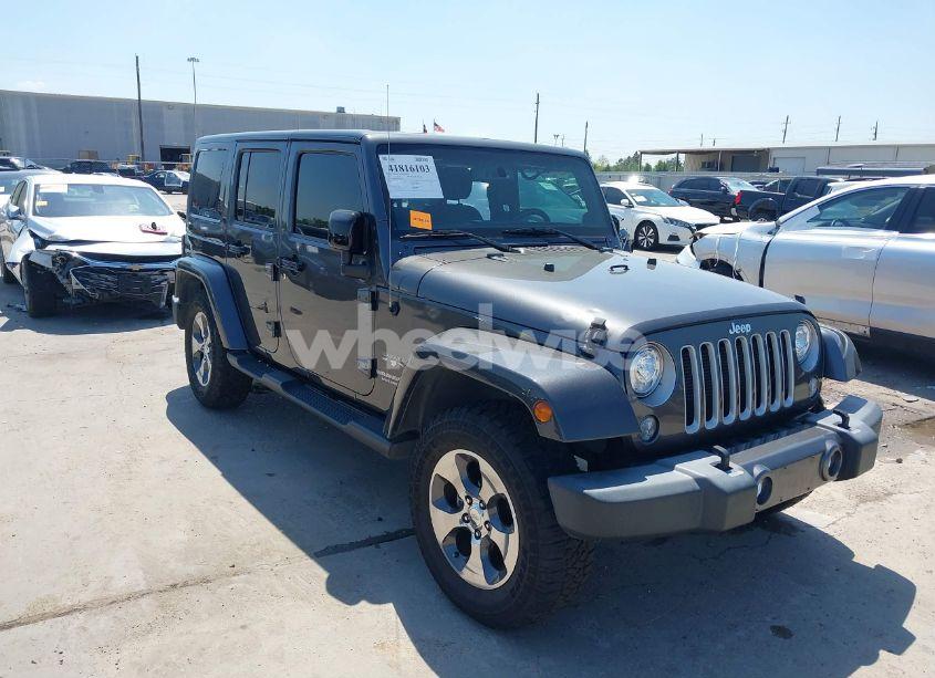 2017 Jeep Wrangler UNLIMITED SAHARA 4X4 (VIN 1C4BJWEGXHL730216) main photo