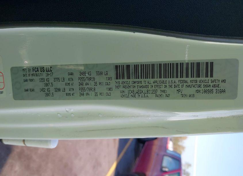 Photo 9 of 2018 Jeep Wrangler JK UNLIMITED ALTITUDE 4X4 (VIN 1C4BJWEGXJL811237)