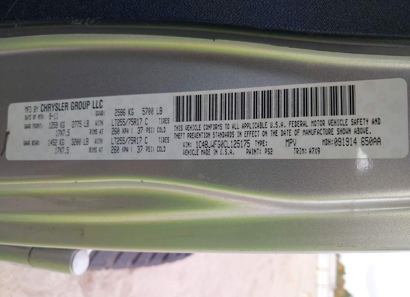 Photo 9 of 2012 Jeep Wrangler UNLIMITED RUBICON (VIN 1C4BJWFG0CL125175)