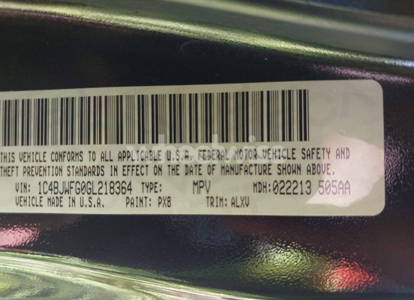 Photo 9 of 2016 Jeep Wrangler UNLIMITED RUBICON (VIN 1C4BJWFG0GL218364)