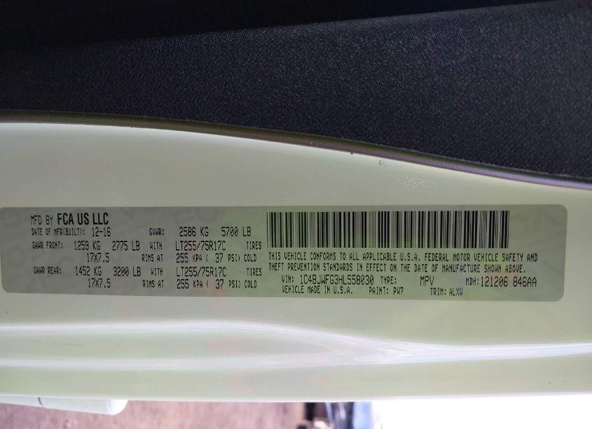 Photo 9 of 2017 Jeep Wrangler UNLIMITED RUBICON 4X4 (VIN 1C4BJWFG3HL558030)