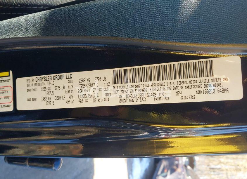 Photo 9 of 2014 Jeep Wrangler UNLIMITED RUBICON (VIN 1C4BJWFG5EL156442)