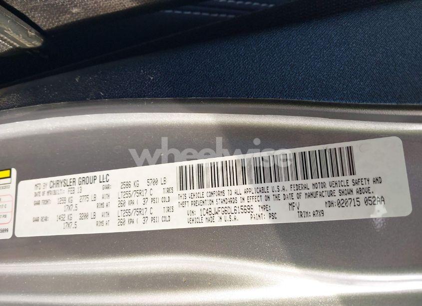 Photo 9 of 2013 Jeep Wrangler UNLIMITED RUBICON (VIN 1C4BJWFG6DL615699)