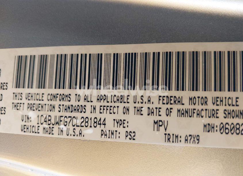 Photo 9 of 2012 Jeep Wrangler UNLIMITED RUBICON (VIN 1C4BJWFG7CL281844)