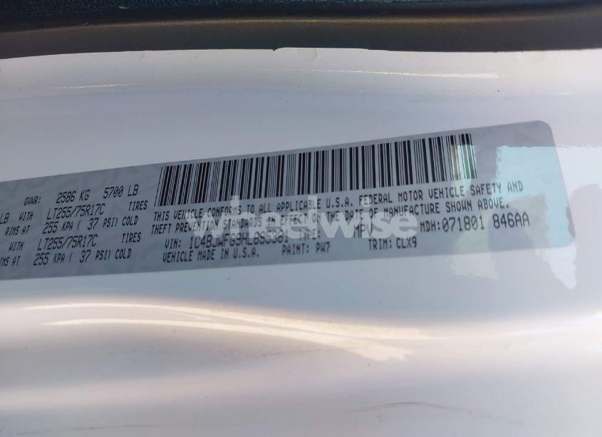 Photo 9 of 2017 Jeep Wrangler UNLIMITED RUBICON RECON 4X4 (VIN 1C4BJWFG9HL695361)