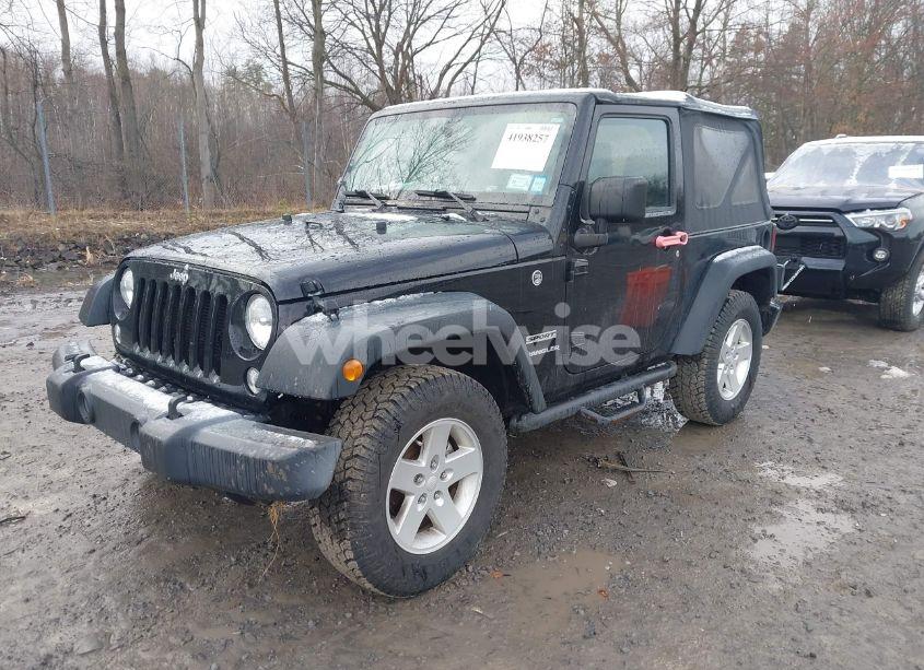 Photo 2 of 2017 Jeep Wrangler SPORT 4X4 (VIN 1C4GJWAG1HL502374)