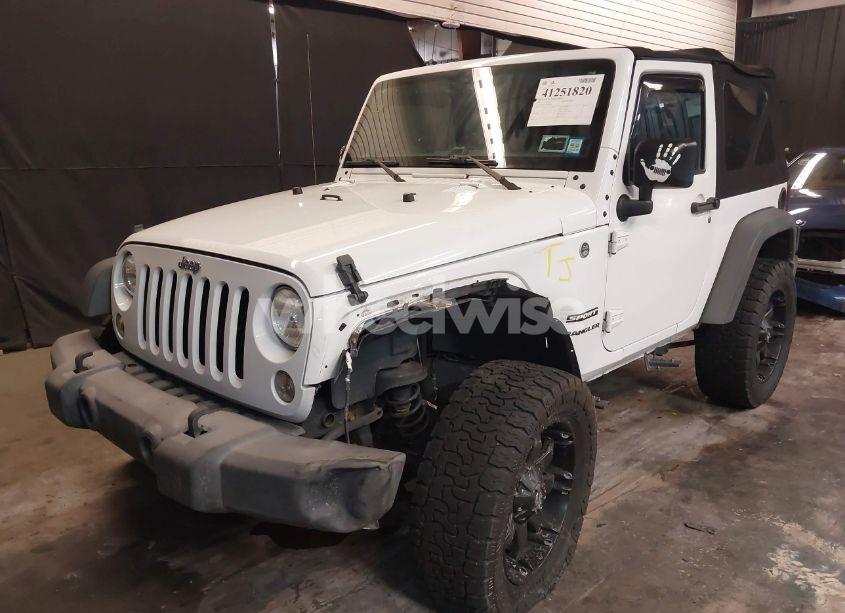 Photo 2 of 2016 Jeep Wrangler SPORT (VIN 1C4GJWAG6GL296872)