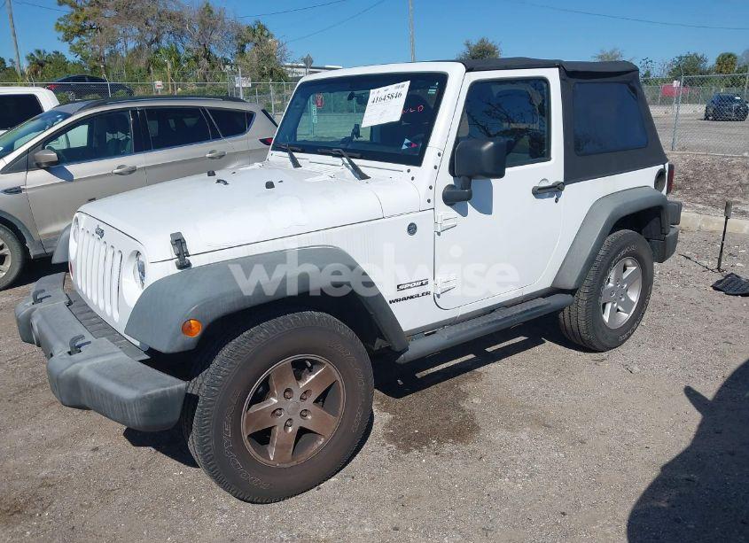 Photo 2 of 2012 Jeep Wrangler SPORT (VIN 1C4GJWAG7CL178758)