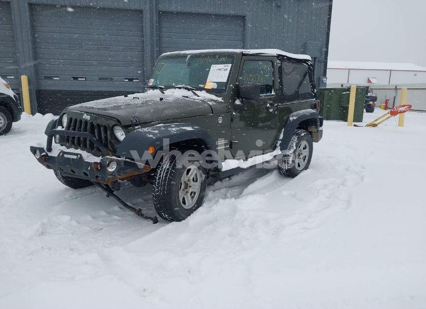 Photo 2 of 2016 Jeep Wrangler SPORT (VIN 1C4GJWAG9GL103159)