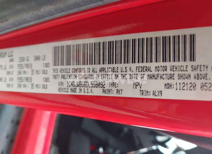 Photo 9 of 2013 Jeep Wrangler SAHARA (VIN 1C4GJWBG6DL558092)