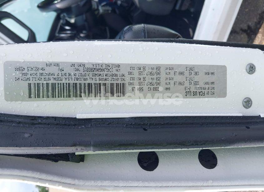 Photo 9 of 2019 Jeep Wrangler SPORT S 4X4 (VIN 1C4GJXAG0KW583315)