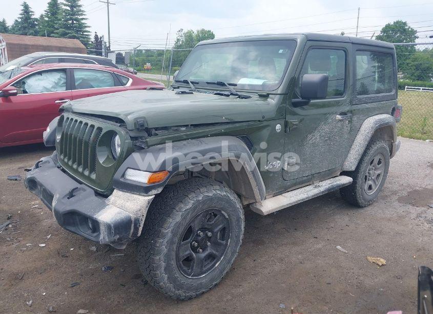 Photo 2 of 2021 Jeep Wrangler SPORT 4X4 (VIN 1C4GJXAG2MW591435)