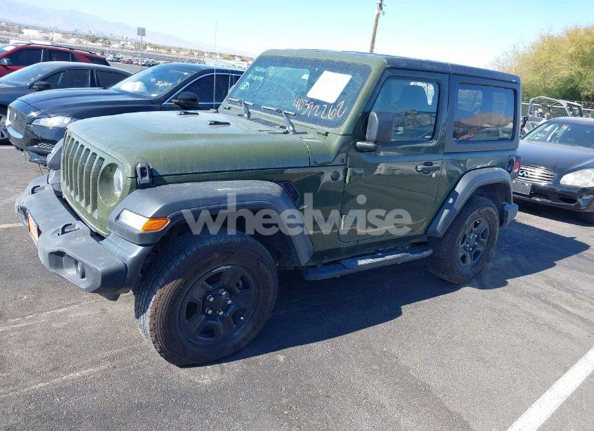 Photo 2 of 2021 Jeep Wrangler SPORT 4X4 (VIN 1C4GJXAG3MW737454)