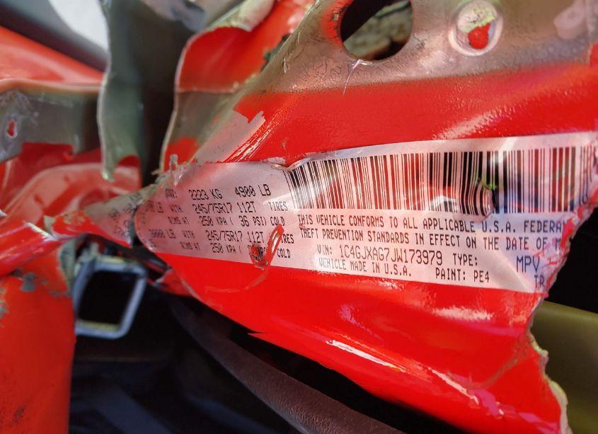 Photo 9 of 2018 Jeep Wrangler SPORT S 4X4 (VIN 1C4GJXAG7JW173979)