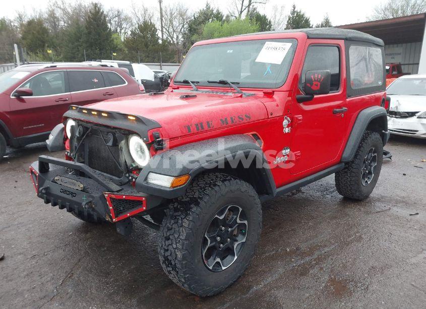 Photo 2 of 2020 Jeep Wrangler SPORT 4X4 (VIN 1C4GJXAG8LW266464)