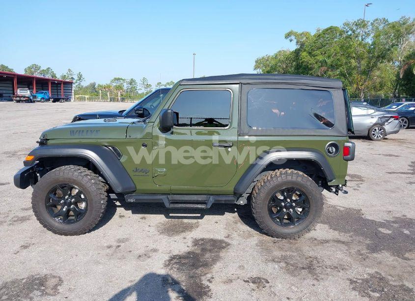 Photo 15 of 2022 Jeep Wrangler WILLYS SPORT 4X4 (VIN 1C4GJXAG8NW224380)