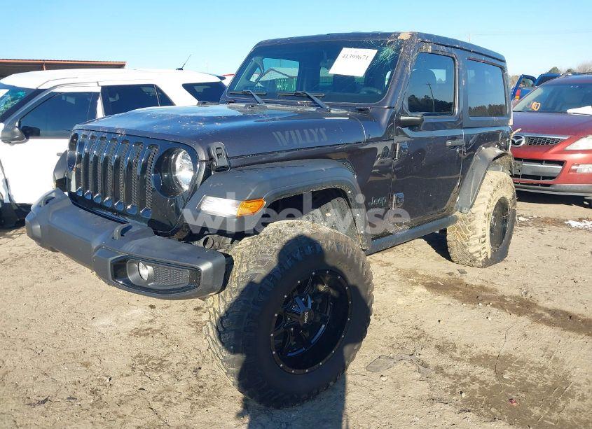 Photo 2 of 2021 Jeep Wrangler WILLYS SPORT 4X4 (VIN 1C4GJXAGXMW863259)