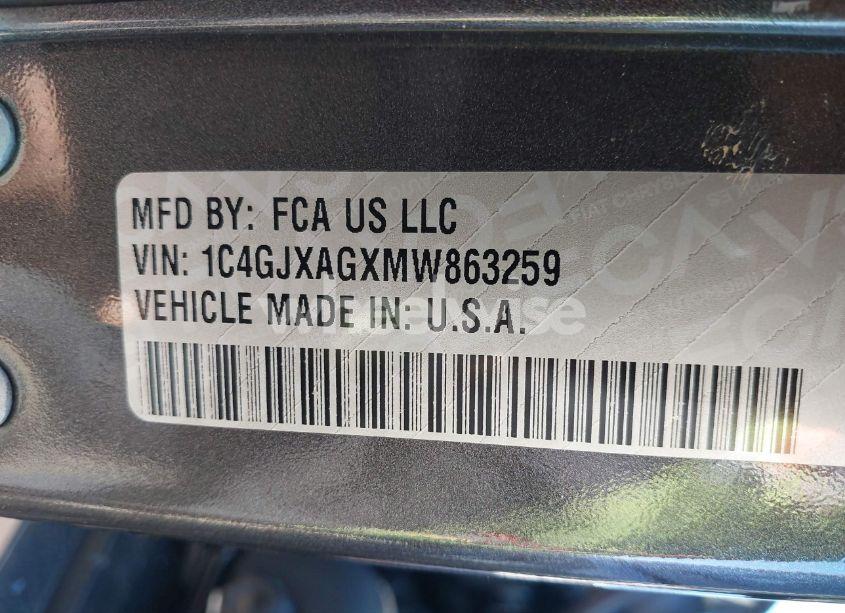 Photo 9 of 2021 Jeep Wrangler WILLYS SPORT 4X4 (VIN 1C4GJXAGXMW863259)