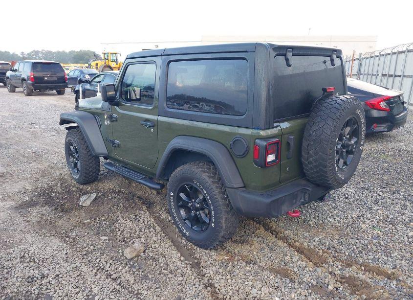 Photo 3 of 2021 Jeep Wrangler WILLYS SPORT 4X4 (VIN 1C4GJXAN1MW637125)
