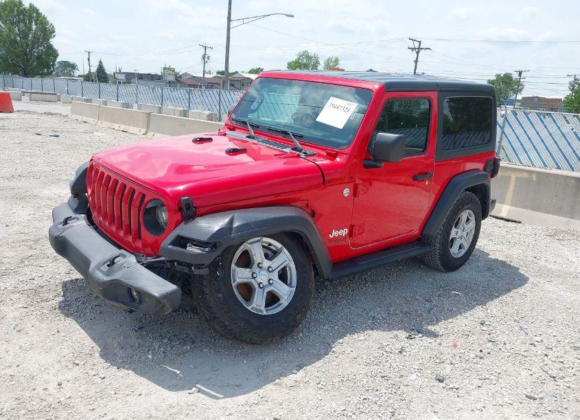 Photo 2 of 2021 Jeep Wrangler SPORT S 4X4 (VIN 1C4GJXAN4MW541764)