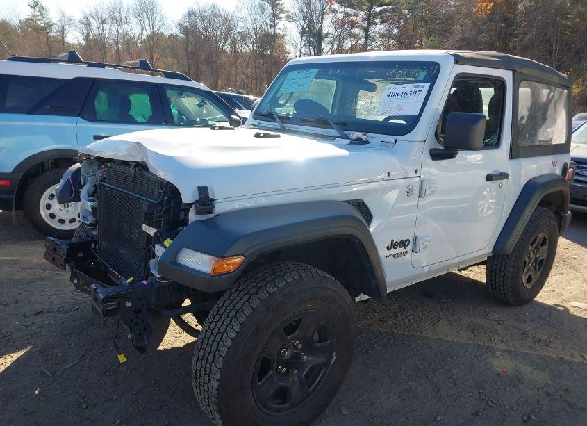 Photo 2 of 2021 Jeep Wrangler SPORT 4X4 (VIN 1C4GJXAN4MW762667)