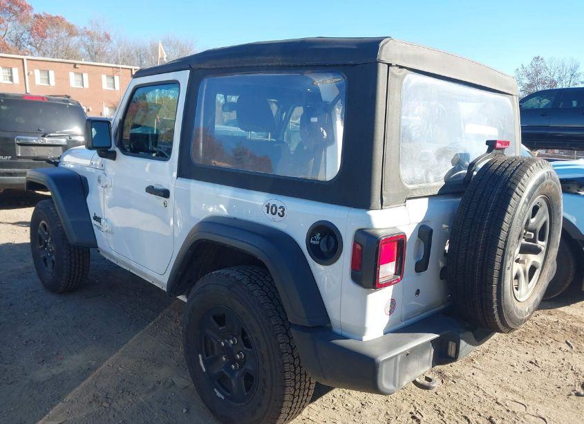 Photo 3 of 2021 Jeep Wrangler SPORT 4X4 (VIN 1C4GJXAN4MW762667)