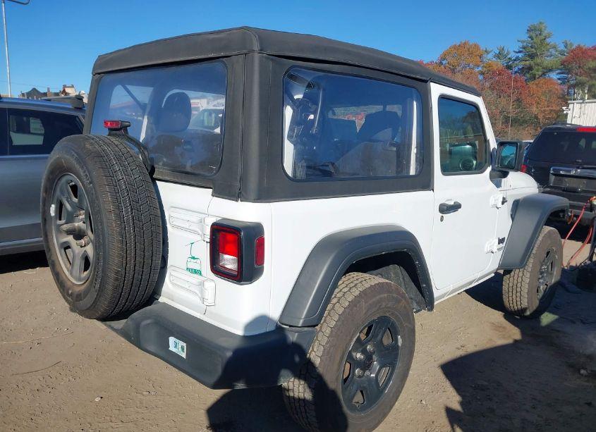 Photo 4 of 2021 Jeep Wrangler SPORT 4X4 (VIN 1C4GJXAN4MW762667)