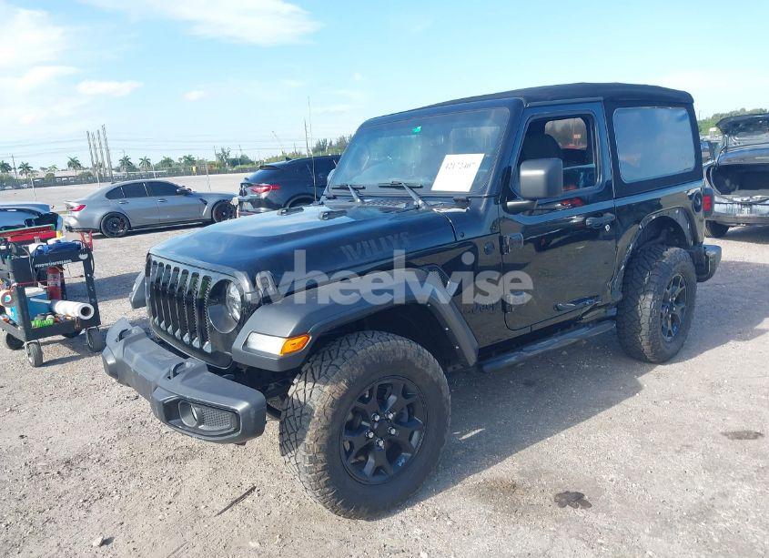 Photo 2 of 2021 Jeep Wrangler WILLYS 4X4 (VIN 1C4GJXAN7MW796019)