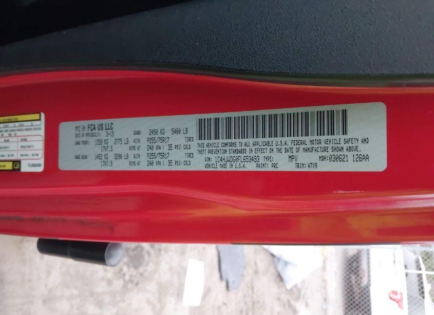 Photo 9 of 2015 Jeep Wrangler UNLIMITED SPORT (VIN 1C4HJWDG0FL653493)