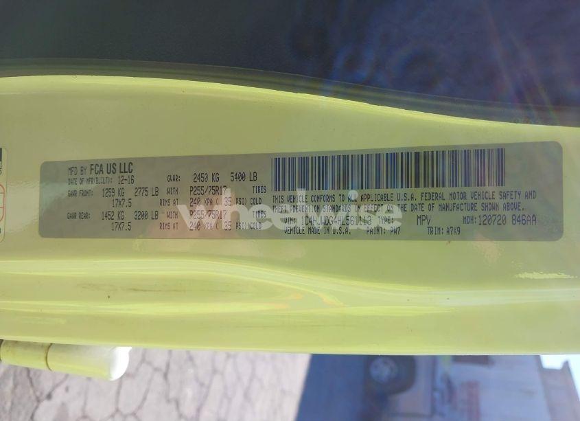 Photo 9 of 2017 Jeep Wrangler UNLIMITED SPORT 4X4 (VIN 1C4HJWDG4HL561113)