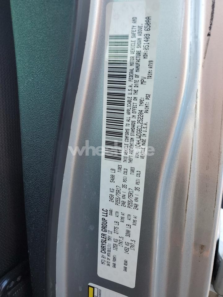 Photo 12 of 2012 JEEP WRANGLER UNLIMITED SPORT N/A (VIN 1C4HJWDG6CL252204)