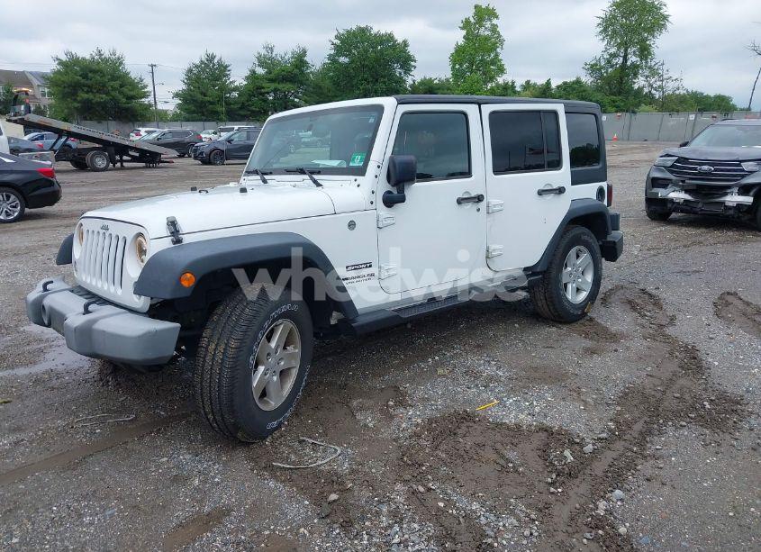 Photo 2 of 2016 Jeep Wrangler UNLIMITED SPORT (VIN 1C4HJWDG7GL238107)